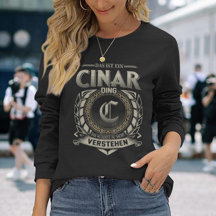 Das Ist Ein Cinar Ding Cinar Name Langarmshirts Geschenke für Sie