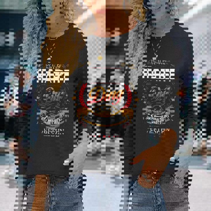 Das Ist Ein Hart Ding Das Würdest Du Nicht Verstehen Hart Name Langarmshirts Geschenke für Sie