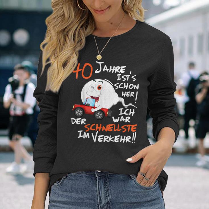 Die Legende Wird 40 Jahre 40S Birthday Langarmshirts Geschenke für Sie