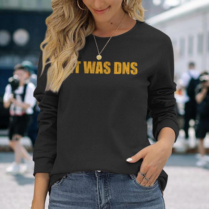 It Was Dns Langarmshirts Geschenke für Sie