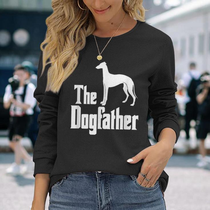 The Dogfather Greyhound Langarmshirts Geschenke für Sie