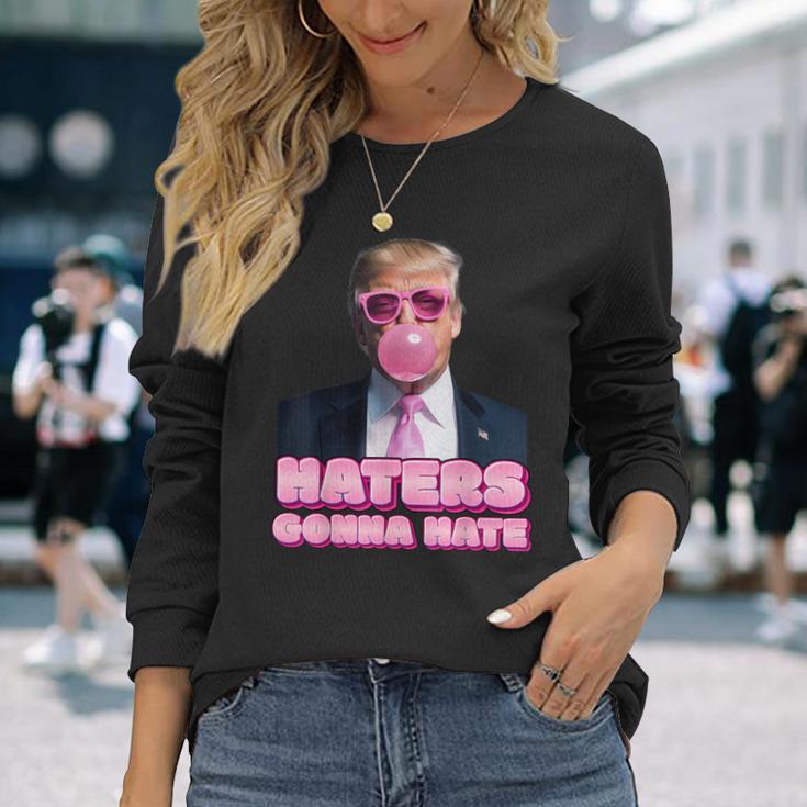 Donald Trump Bubble Gum Langarmshirts Geschenke für Sie