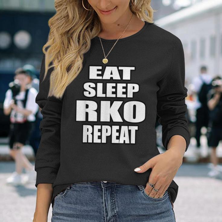 Eat Sleep Rko Repeat Trending Langarmshirts Geschenke für Sie