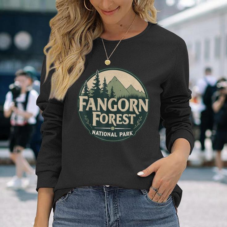 Fangorn Forest National Park Bookworms Saying Langarmshirts Geschenke für Sie