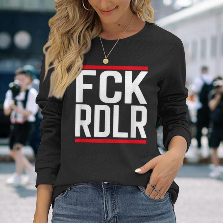 Fck Rdlr Anti Radler Saying And Statement Party S Langarmshirts Geschenke für Sie