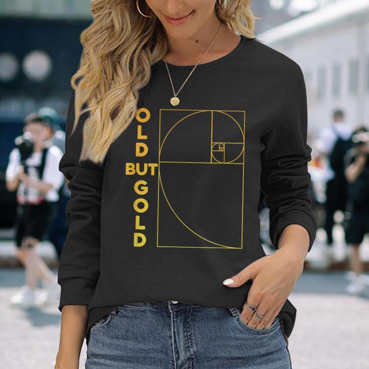 Fibonacci Old But Gold Langarmshirts Geschenke für Sie