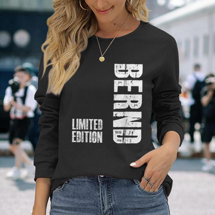 First Name Limited Edition Birthday For Bernd Langarmshirts Geschenke für Sie