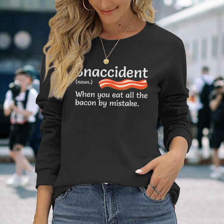 Good Bacon Snaccident Food From Accident Langarmshirts Geschenke für Sie