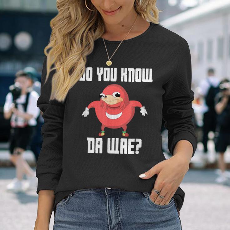 Known Du Wae Way Now Uganda Langarmshirts Geschenke für Sie