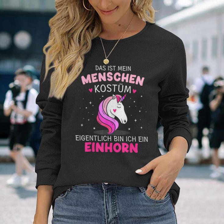 People Costume Unicorn For Carnival Fancy Dress Langarmshirts Geschenke für Sie