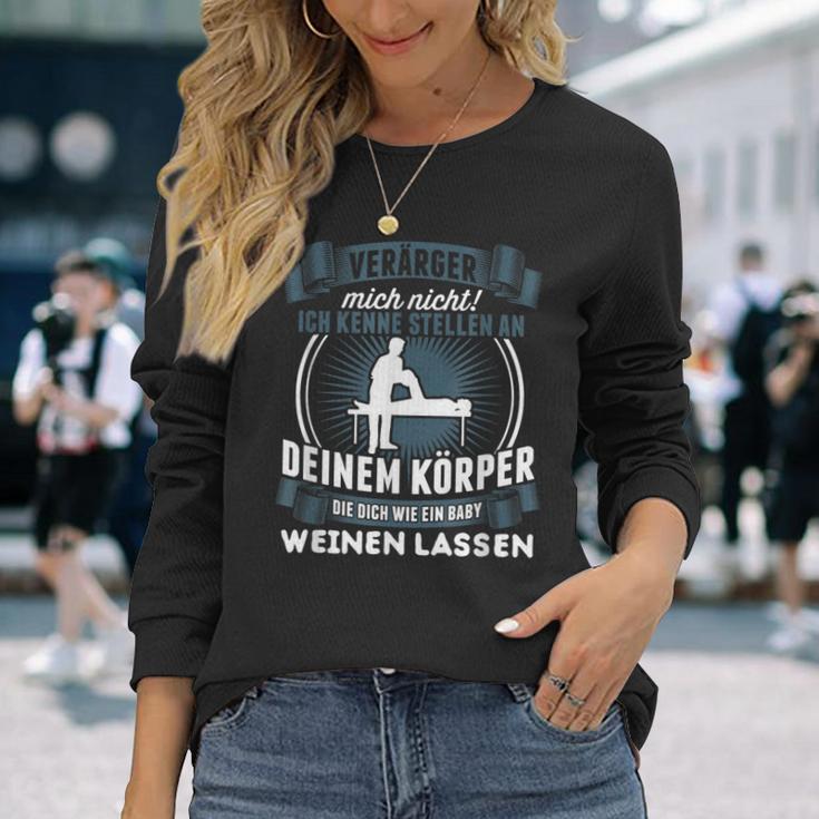 Physiotherapist Physio Physiotherapy Langarmshirts Geschenke für Sie