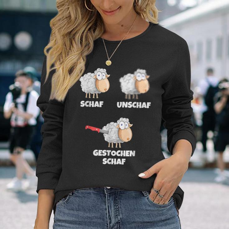 Saying Photographers Sheep Unschaf Struck Sheep Langarmshirts Geschenke für Sie