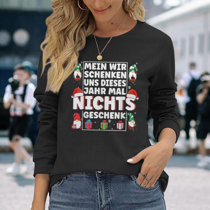 We Give Us Nothing Xmas Christmas S Langarmshirts Geschenke für Sie