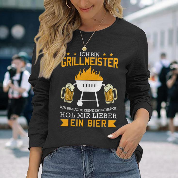 Grillmeister Hol Mir Ein Bier Grillmeister Hol Langarmshirts Geschenke für Sie