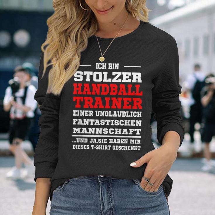 Handball Trainer For Your Handball Trainer Langarmshirts Geschenke für Sie