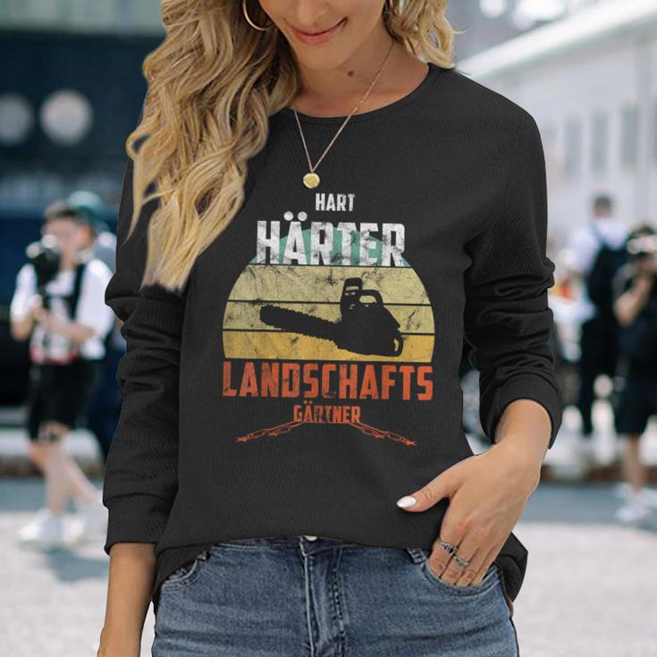 Hard Hardener Landscaper Chainsawintage Langarmshirts Geschenke für Sie