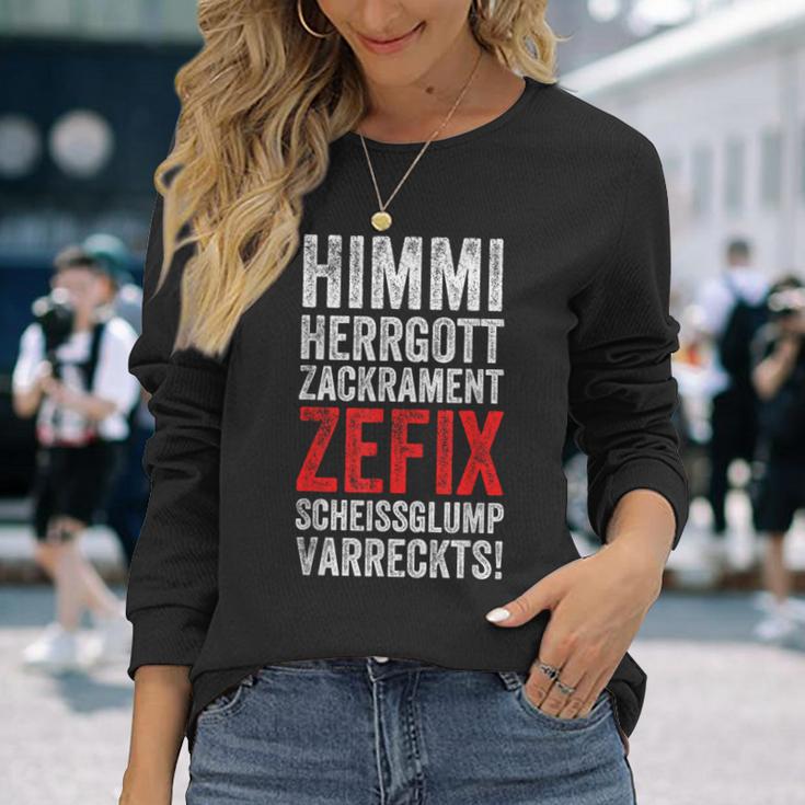 Himmi Herrgottzackramentzefixscheissglumpvarreckts Langarmshirts Geschenke für Sie