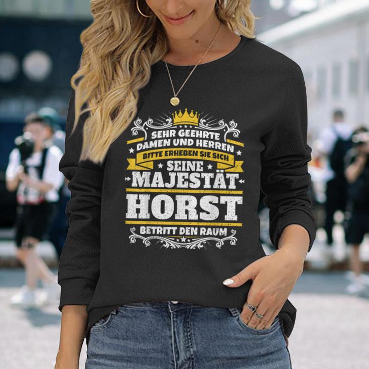 Horst Name Majesty First Name Idea Langarmshirts Geschenke für Sie