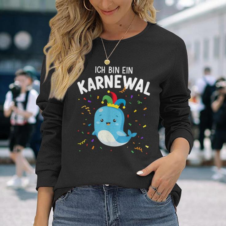 Ich Bin Ein Karnewal Whale Langarmshirts Geschenke für Sie