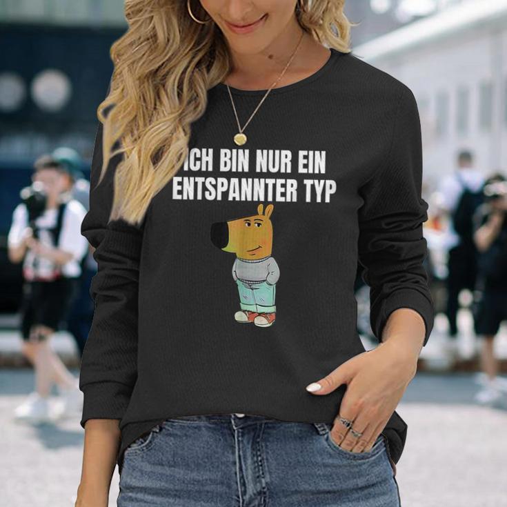 Ich Bin Einfach Ein Entspannter Typ Langarmshirts Geschenke für Sie