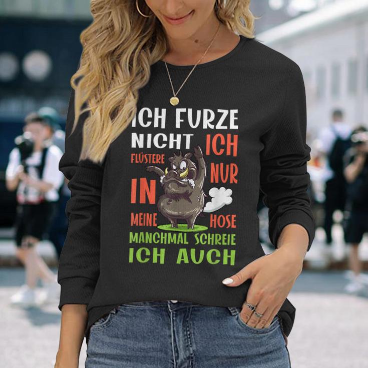 Ich Furze Nicht Ich Wistere Fartzen Langarmshirts Geschenke für Sie