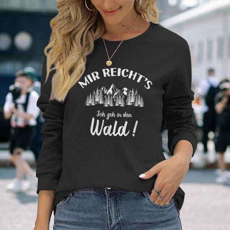 Ich Geh In Den Wald German Texture Forestry Langarmshirts Geschenke für Sie