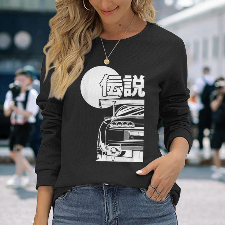 Jdm Japan Motorsport Tuning Car Legend 90S Langarmshirts Geschenke für Sie