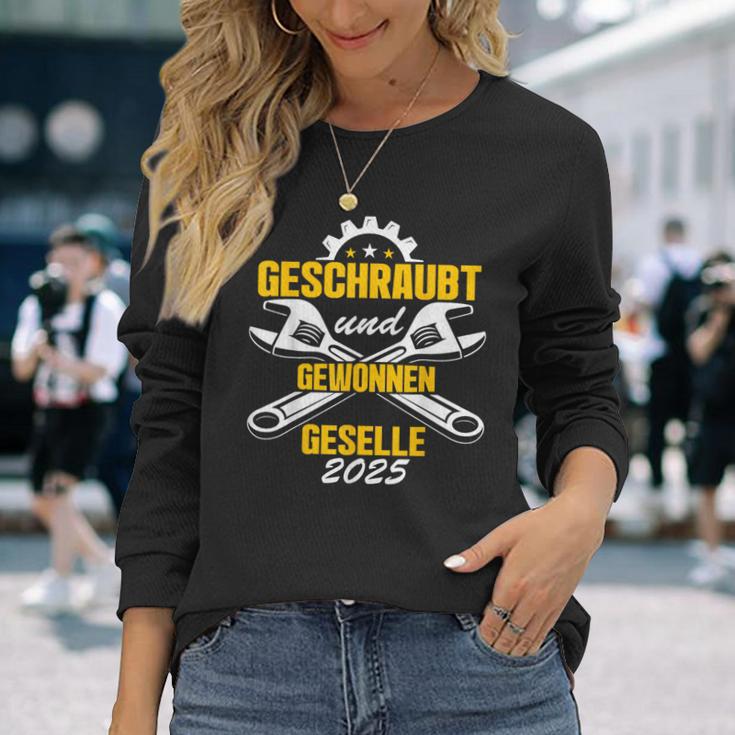 Kfz Mechatroniker Bestanden Gesellenprüfung Geselle 2025 Langarmshirts Geschenke für Sie