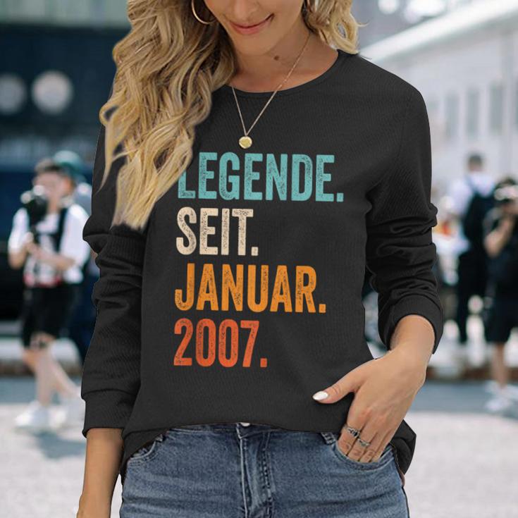 Legend Since January 2007 17 Years Langarmshirts Geschenke für Sie