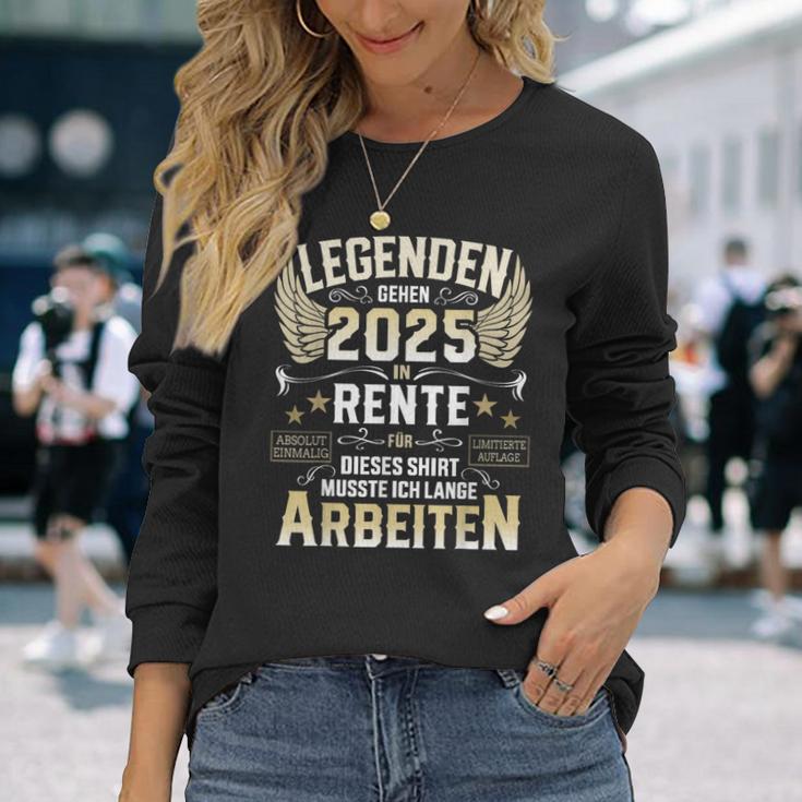 Legends Go Into Retirement 2025 Long Work For Retirees Langarmshirts Geschenke für Sie