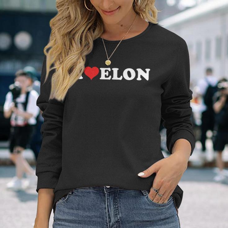 I Love Elon Langarmshirts Geschenke für Sie