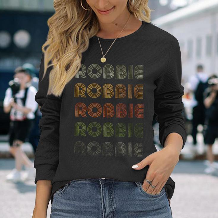 Love Heart Robbie GrungeVintage Style Robbie Langarmshirts Geschenke für Sie