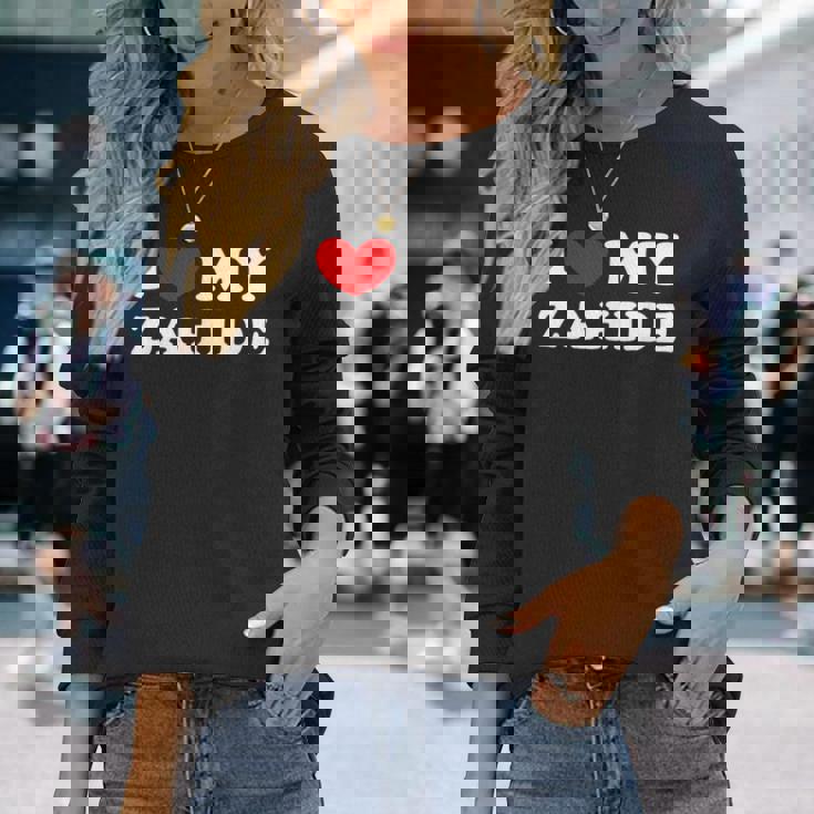 I Love My Zahide Ich Liebe Meinen Zahide Langarmshirts Geschenke für Sie