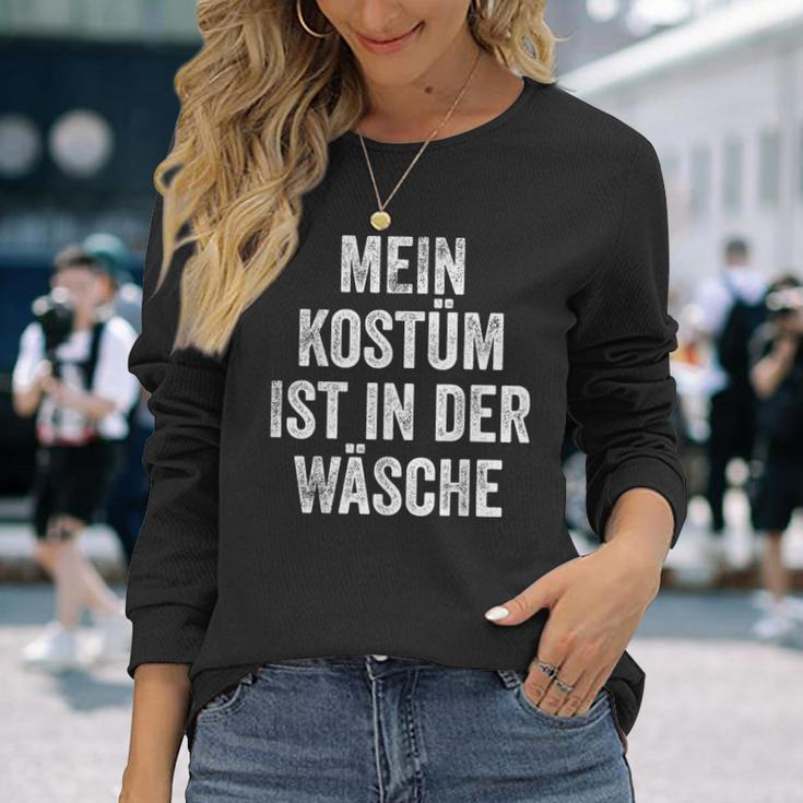 Mein Costume Ist In Der Wäsche Carnival Man Fancy Dress Langarmshirts Geschenke für Sie