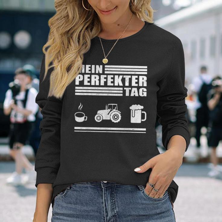 Mein Perfekt Tag Farmer Langarmshirts Geschenke für Sie