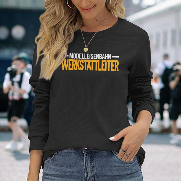 Model Railway Workshop Ladder Langarmshirts Geschenke für Sie