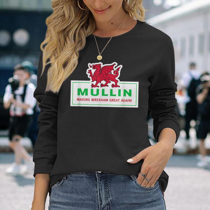 Mullin Makes Wrexham Great Again Langarmshirts Geschenke für Sie