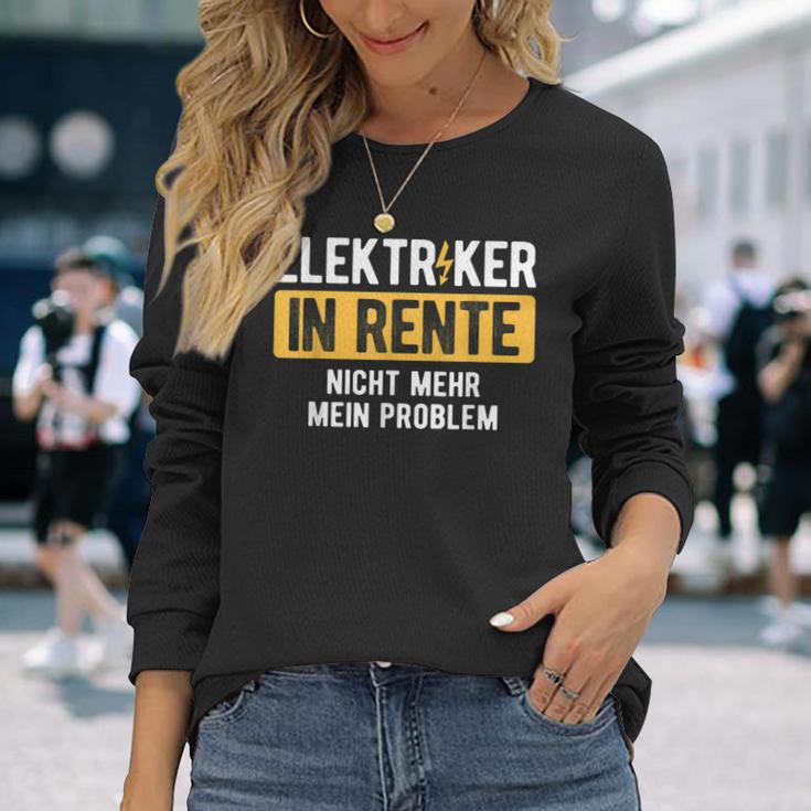 Nicht Mehr Problem Rente Craftsman Electricians Langarmshirts Geschenke für Sie