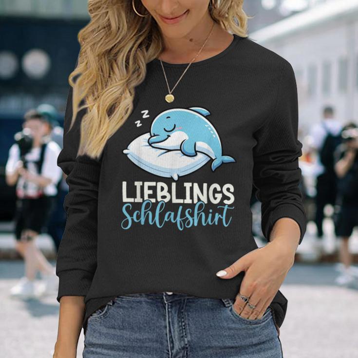 Official Sleep Dolphin Pyjamas Napper Langarmshirts Geschenke für Sie