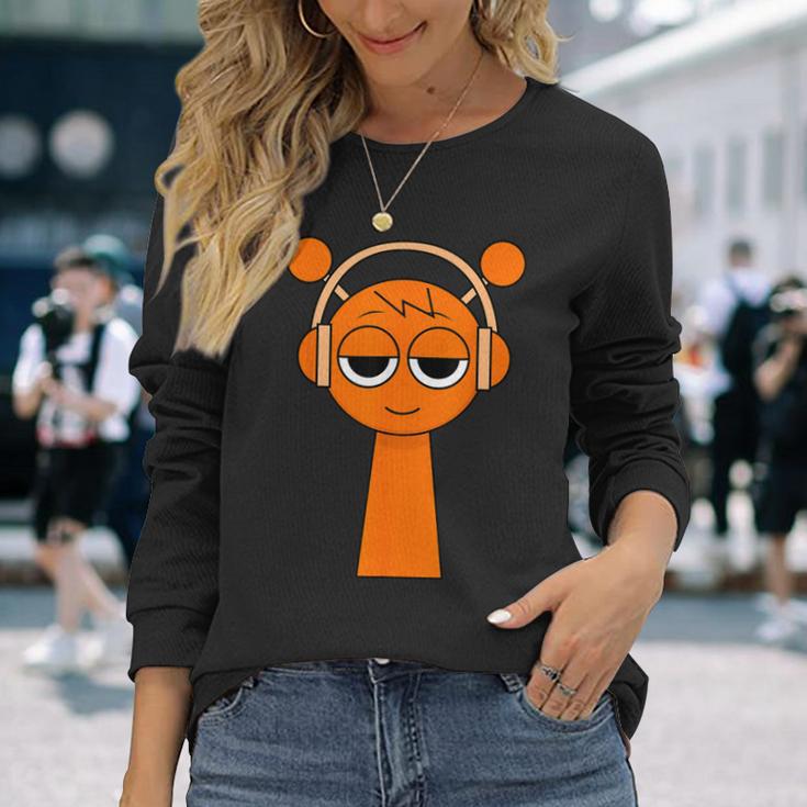 Oren Orange Sprunki Toy Langarmshirts Geschenke für Sie