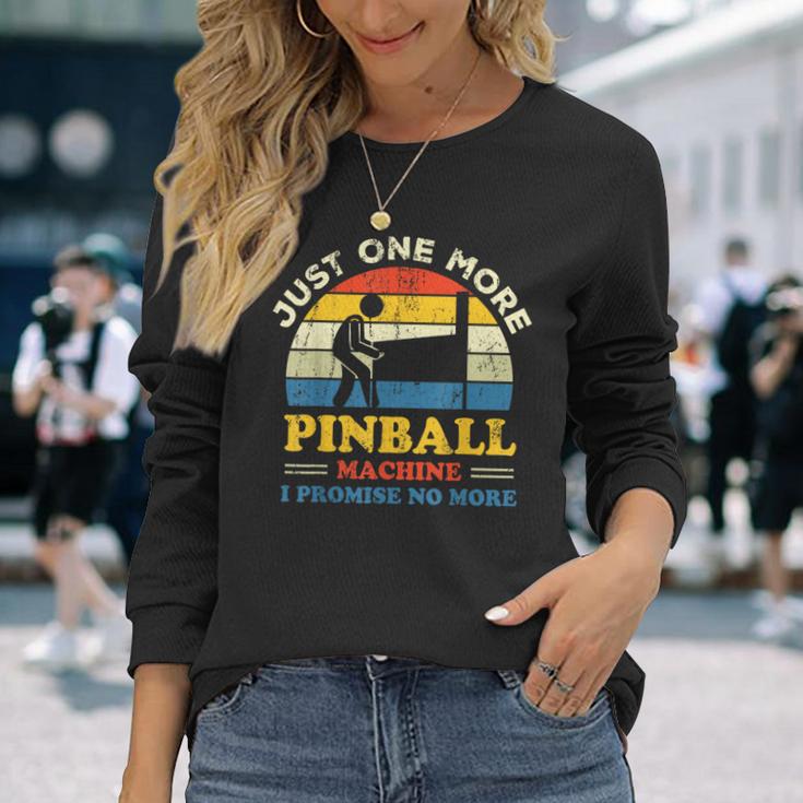 Pinball Lovers Pub Sports Pinball Langarmshirts Geschenke für Sie