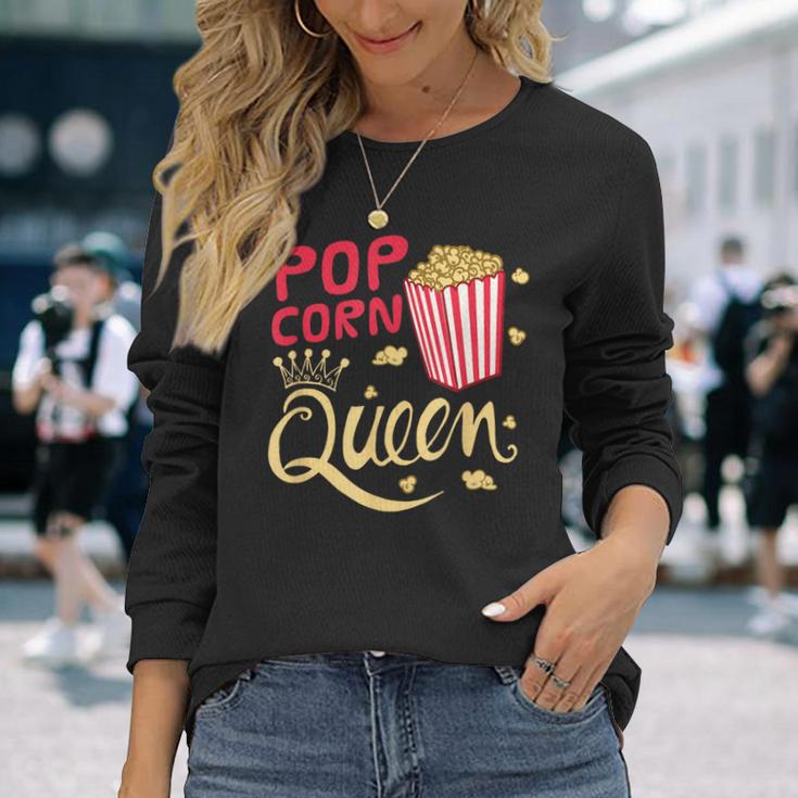 Popcorn Snack Cinema Sweet Salty Popcorn Langarmshirts Geschenke für Sie