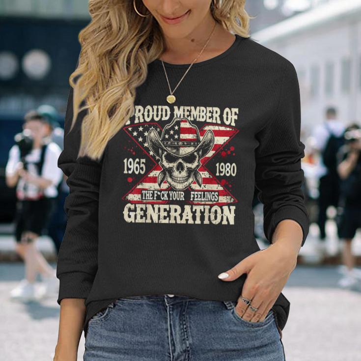 Proud Member Of 1965 1980 Generation Langarmshirts Geschenke für Sie