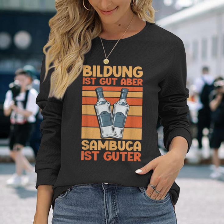 Sambuca Lustiges Alkohol Sambuca Langarmshirts Geschenke für Sie