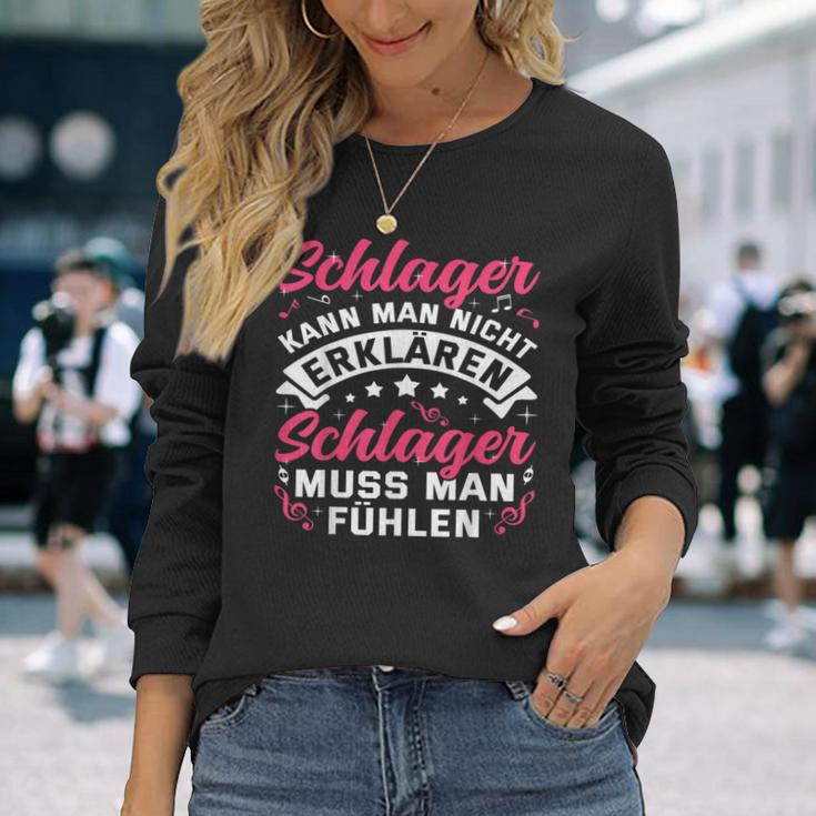 Schlager Kann Man Nicht Erklärlichen Sch S Langarmshirts Geschenke für Sie