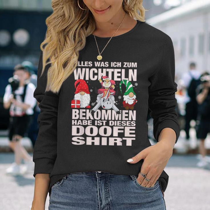 Secret Christmas Gnome Xmas Doofe Gnome Langarmshirts Geschenke für Sie