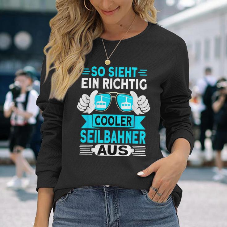 Seilbahn Gondel Seilbahner Langarmshirts Geschenke für Sie