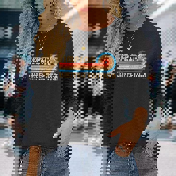 Simpson Surname Retrointage 80S 90S Birthday Reunion T-shirt à manches longues Cadeaux pour elle