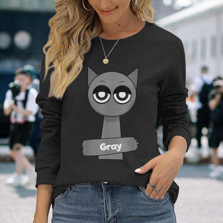 Sprunki Grey Langarmshirts Geschenke für Sie