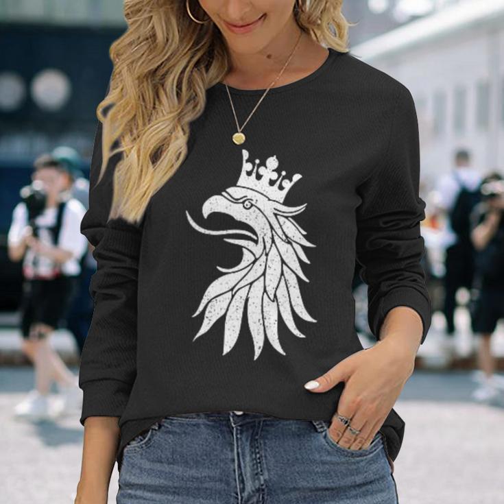 Sweden Flag Griffin Crest Langarmshirts Geschenke für Sie